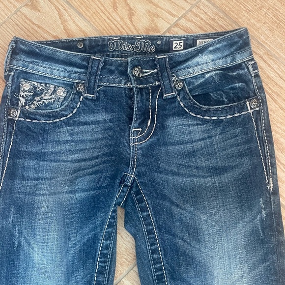 Miss Me Denim - Miss Me Dark Blue Skinny Jeans